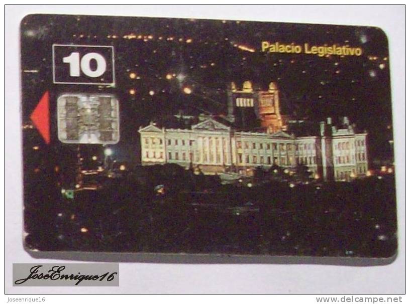 URUGUAY - TARJETA TELEFONO - PHONE CARD - ANTEL  TC  11a - PALACIO LEGISLATIVO - Uruguay