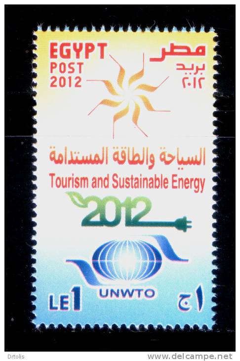 EGYPT / 2012 / UN / UNWTO / WORLD TOURISM ORGANIZATION / TOURISM & SUSTAINABLE ENERGY / MNH / VF - Neufs