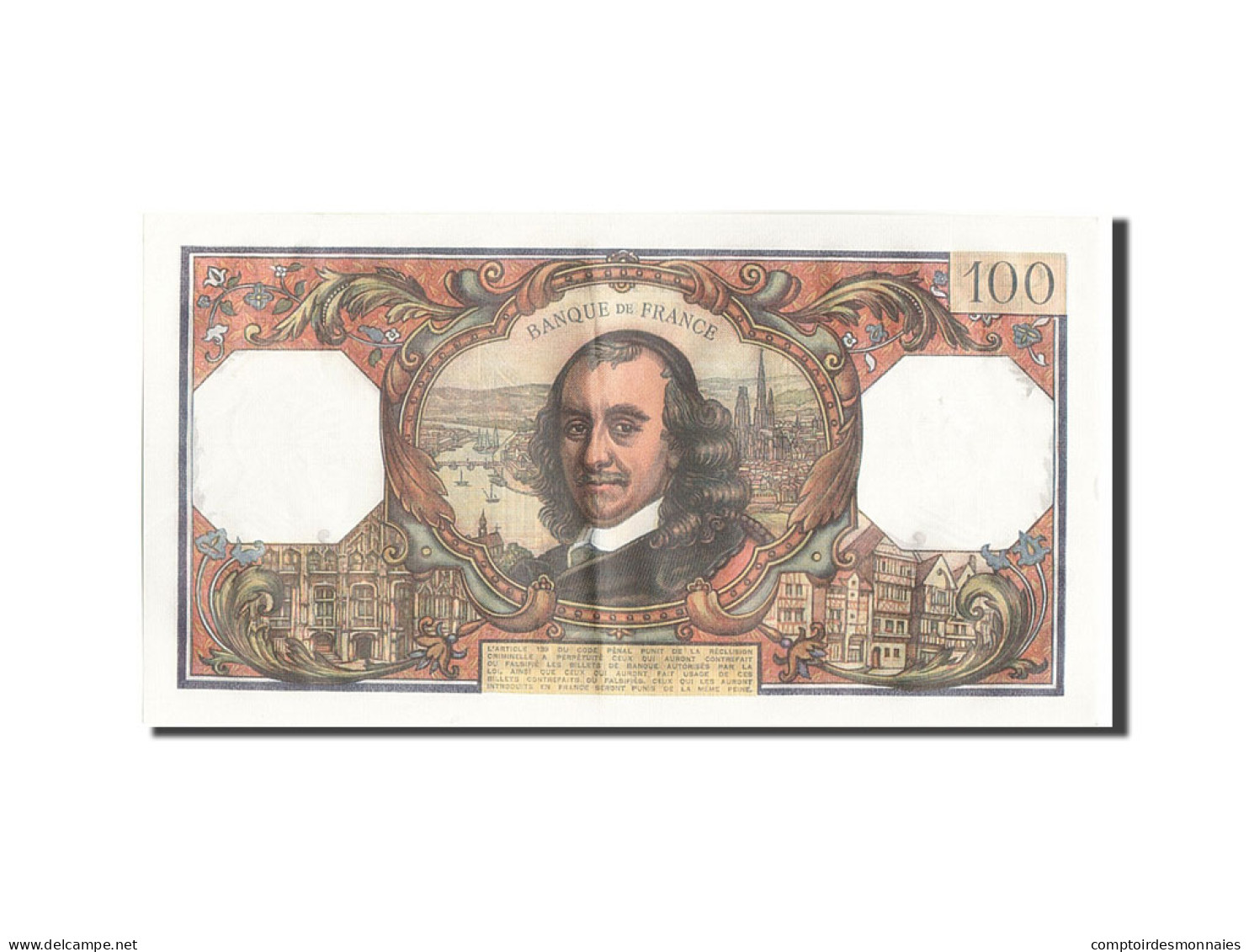 Billet, France, 100 Francs, 100 F 1964-1979 ''Corneille'', 1972, 1972-05-04 - 100 F 1964-1979 ''Corneille''