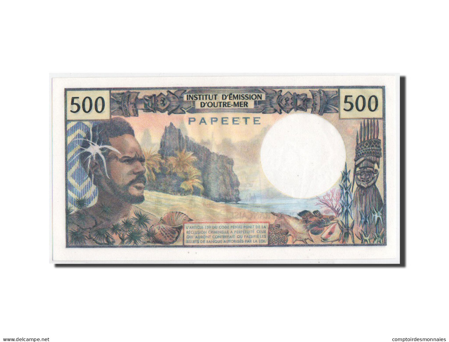 Billet, Tahiti, 500 Francs, 1982, 1982, KM:25b2, NEUF - Autres - Océanie