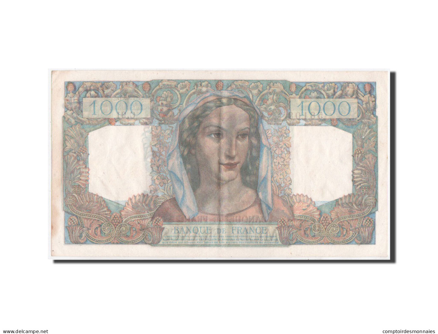 Billet, France, 1000 Francs, 1945, 1945-7-12, SUP, Fayette:41.6, KM:130a - 1 000 F 1945-1950 ''Minerve Et Hercule''