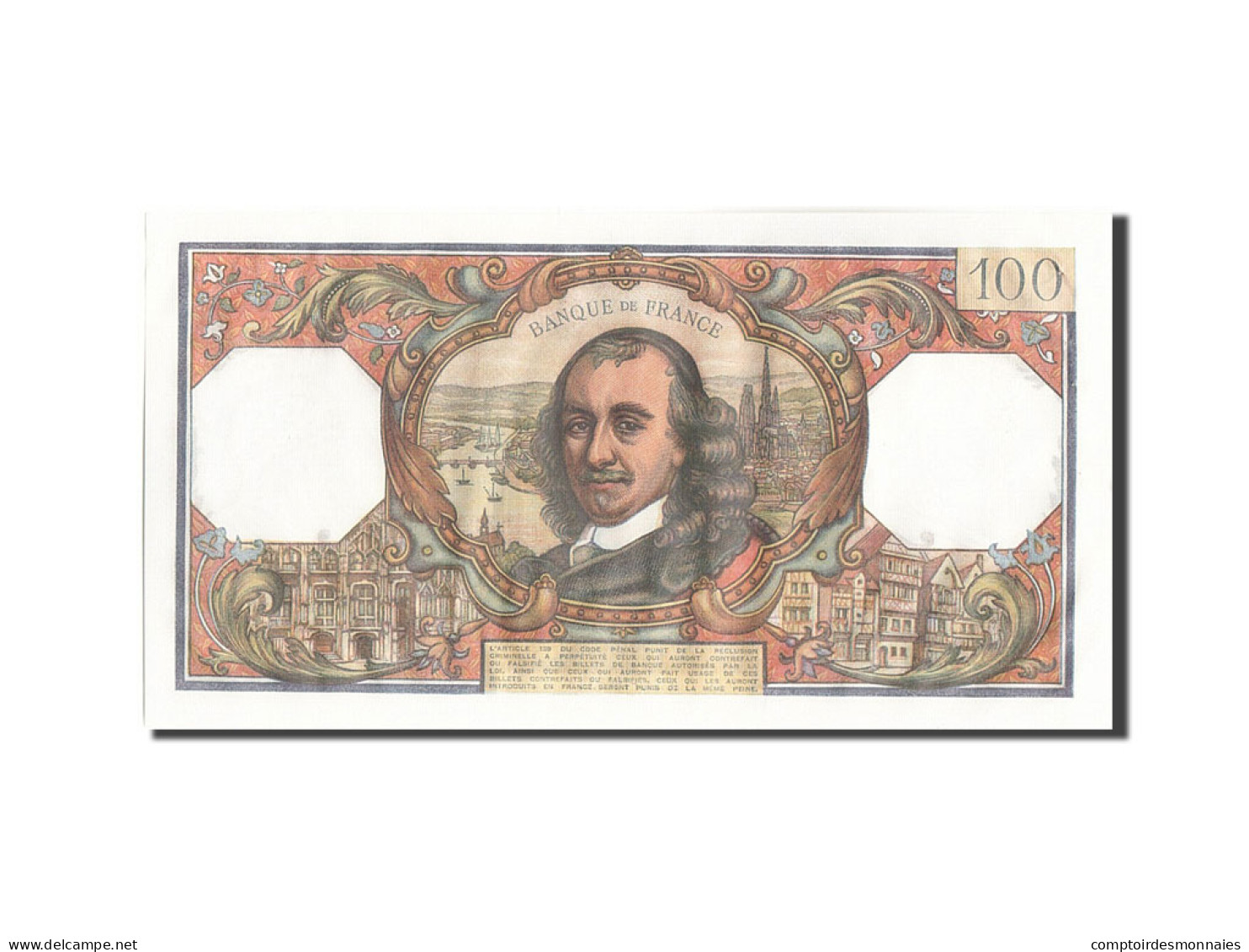 Billet, France, 100 Francs, 100 F 1964-1979 ''Corneille'', 1965, 1965-07-01 - 100 F 1964-1979 ''Corneille''