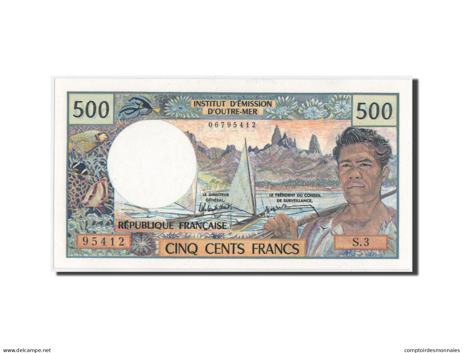 Billet, Tahiti, 500 Francs, 1985, 1985, KM:25d, NEUF - Otros – Oceanía