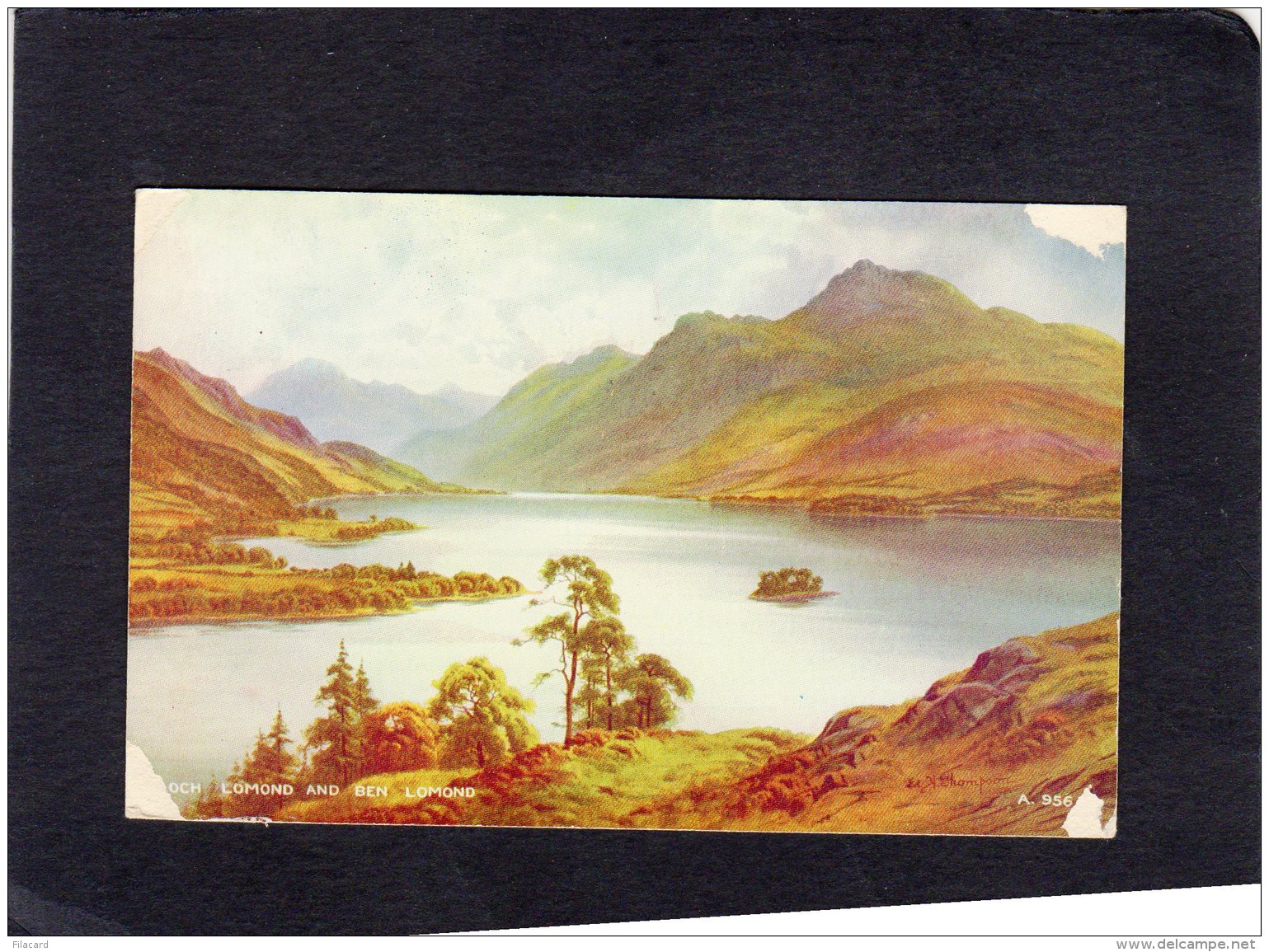 60434    Regno  Unito,  Scozia,  Loch Lomond And Ben  Lomond,  VG  1956 - Argyllshire