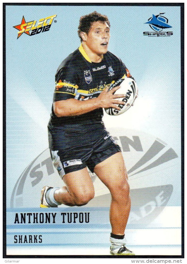 RUGBY - AUSTRALIA - SELECT 2012 - NRL TELSTRA PREMIERSHIP - ANTHONY TUPOU - SHARKS - Rugby