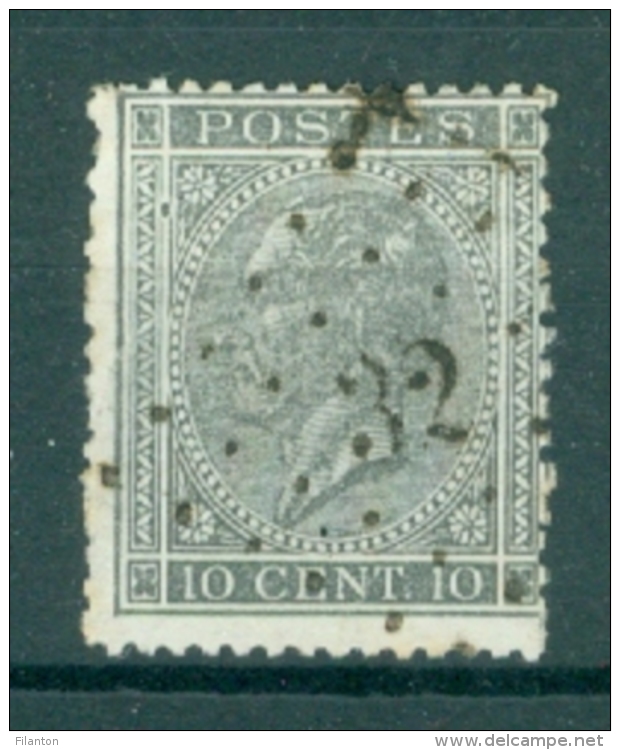 BELGIE - OBP Nr 17  - Leopold I - Puntstempel  Nr 32 "BEAUMONT" (ref. ST-213) - Punktstempel