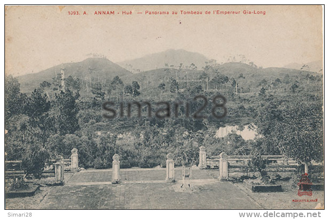 HUE - N° 1093 - PANORAMA AU TOMBEAU DE L'EMPEREUR GIA-LONG - Vietnam