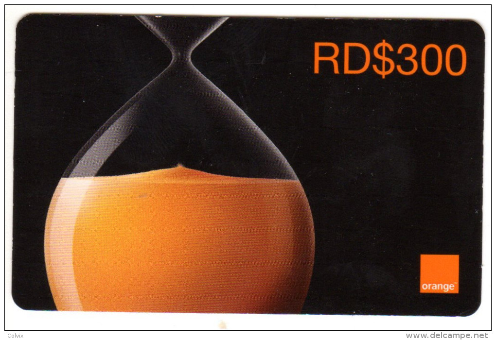 REPUBLIQUE DOMINICAINE CARAIBES PREPAYEE 300$ ORANGE - Dominicaine