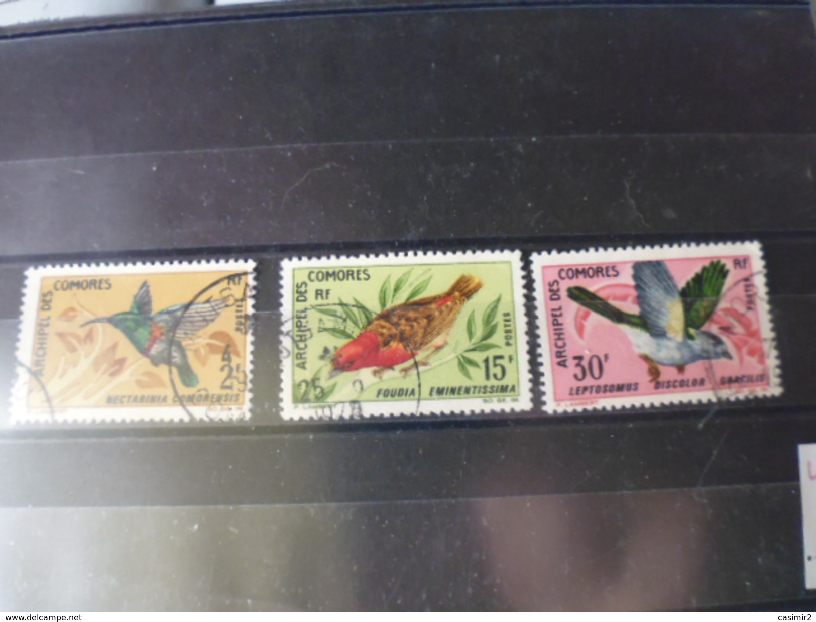 COMORES TIMBRE OU SERIE YVERT N° 41.43 - Used Stamps