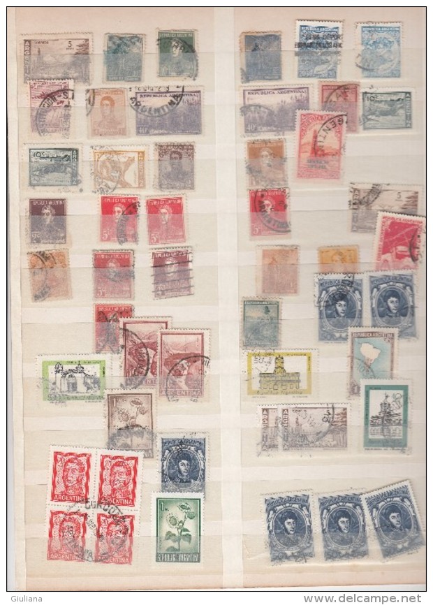 Argentina - Stockpage Stamps Used - Colecciones & Series