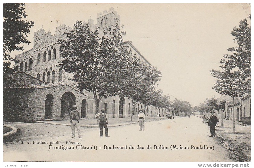 34 - FRONTIGNAN - Boulevard Du Jeu De Ballon (Maison Poulalion) - Frontignan