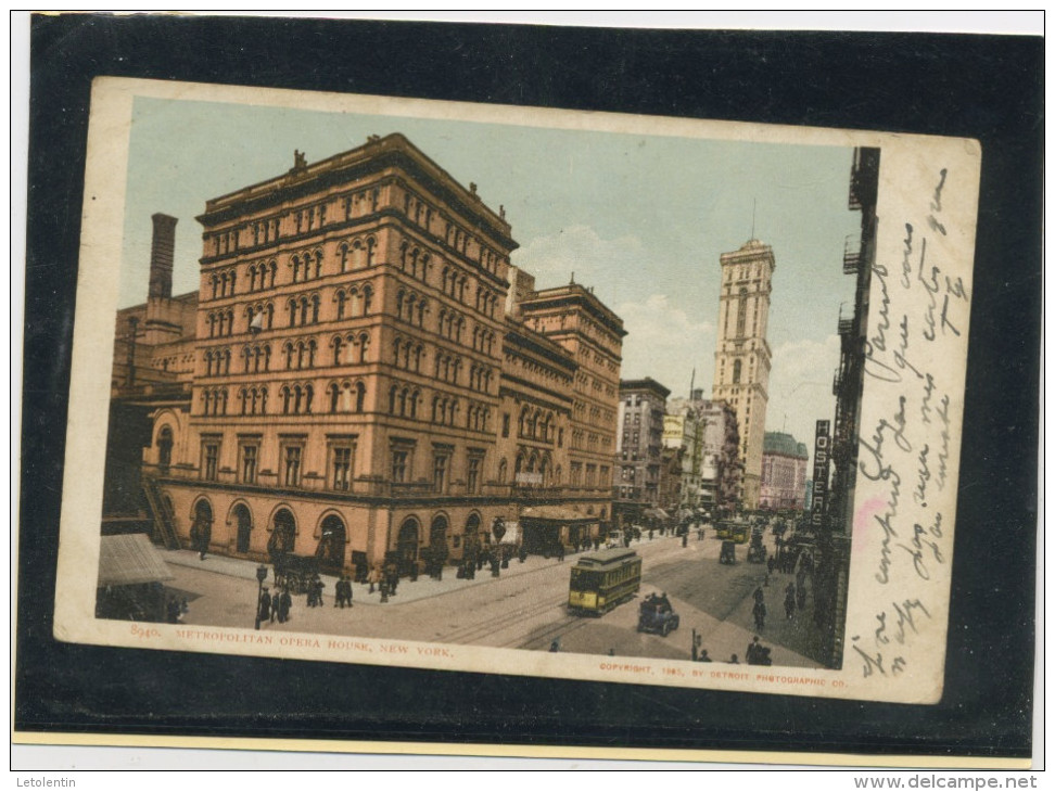 CPA - USA - NEW YORK  - METROPOLITAN OPERA HOUSE, NEW YORK - Other Monuments & Buildings