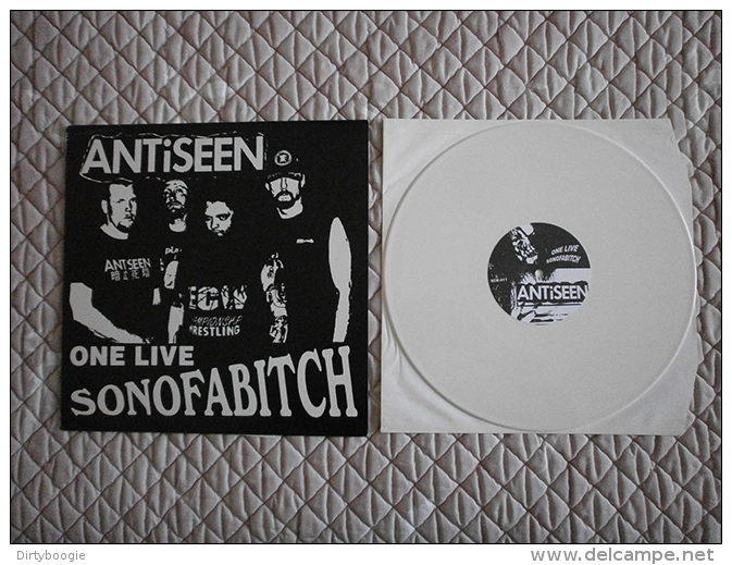 ANTISEEN - One Live Sonofabitch - LP - SCAREY RECORDS - VINYL BLANC - PUNK - RAMONES - George JONES - RANCID VAT - Punk