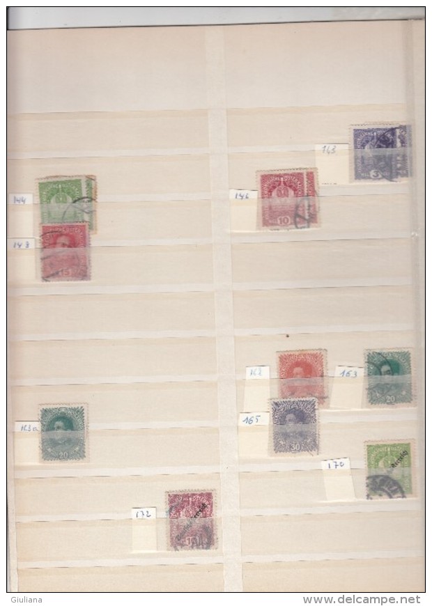 Austria - Stockpage Stamps Used - Collections