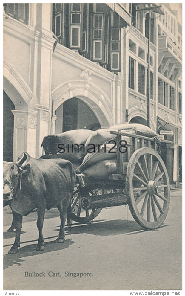 SINGAPORE - BULLOCK CART - Singapore