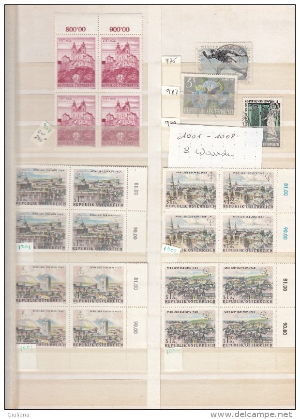 Austria - Stockpage Stamps Neuf - Collections