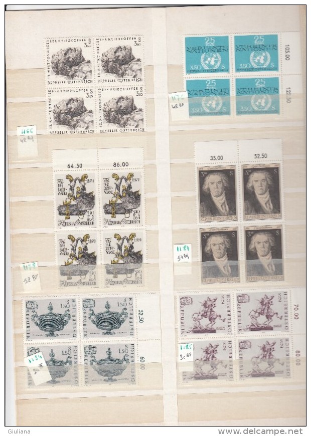 Austria - Stockpage Stamps Neuf - Collections