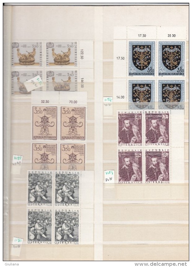 Austria - Stockpage Stamps Neuf - Collections