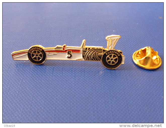 Pin´s Formule 1 F1 - N° 5 - Voiture Course Automobile - Firestone (JB26) - Autorennen - F1