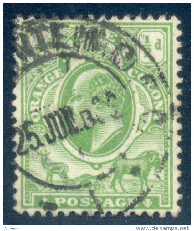 Orange Free State 1903. ½d Yellow-green (wmk.CA). SACC 84, SG 139. - Orange Free State (1868-1909)