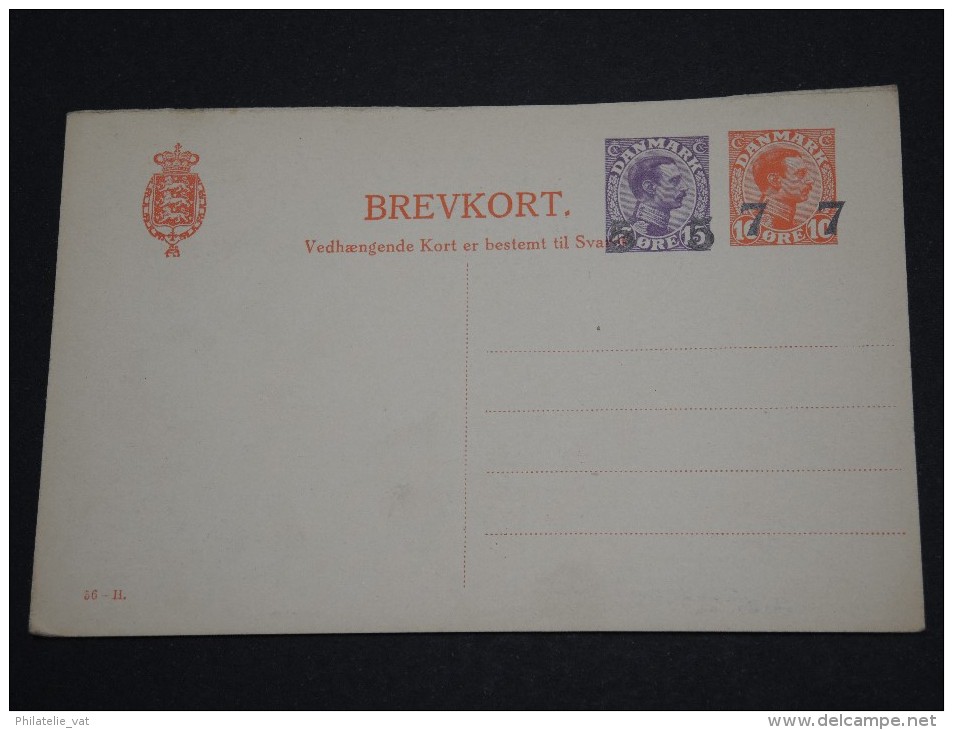 DANEMARK - Entier Vierge - A Voir - P17617 - Entiers Postaux