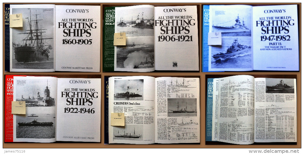 Conway's All The World's Fighting Ships 1860-1982. 5 Volumes. - Autres & Non Classés