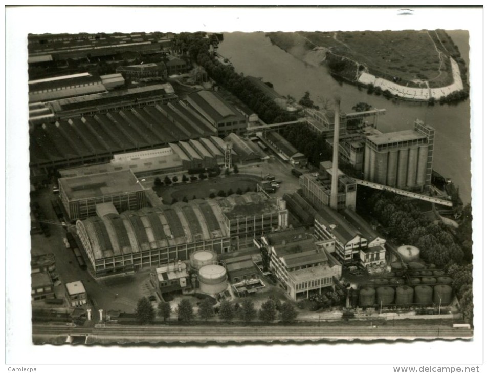 CP    ASNIERES  (92) VUE AERIENNE DE LA MARGARINERIE  ASTRA - Asnieres Sur Seine