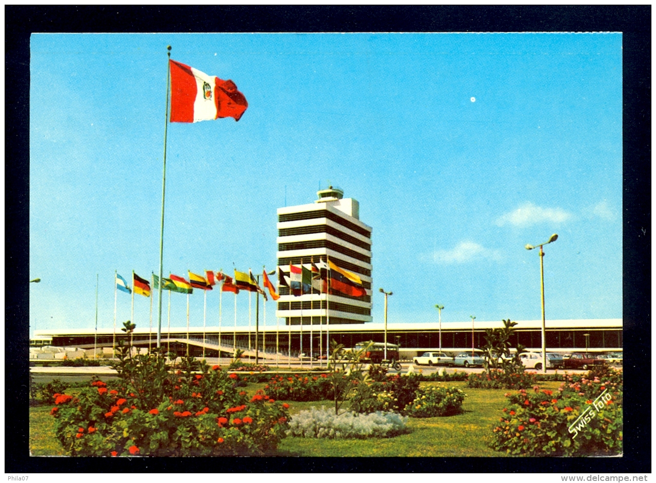 Lima Peru, Aereopuerto Internacional Jorge Chavez / Postcard Not Circulated - Perù