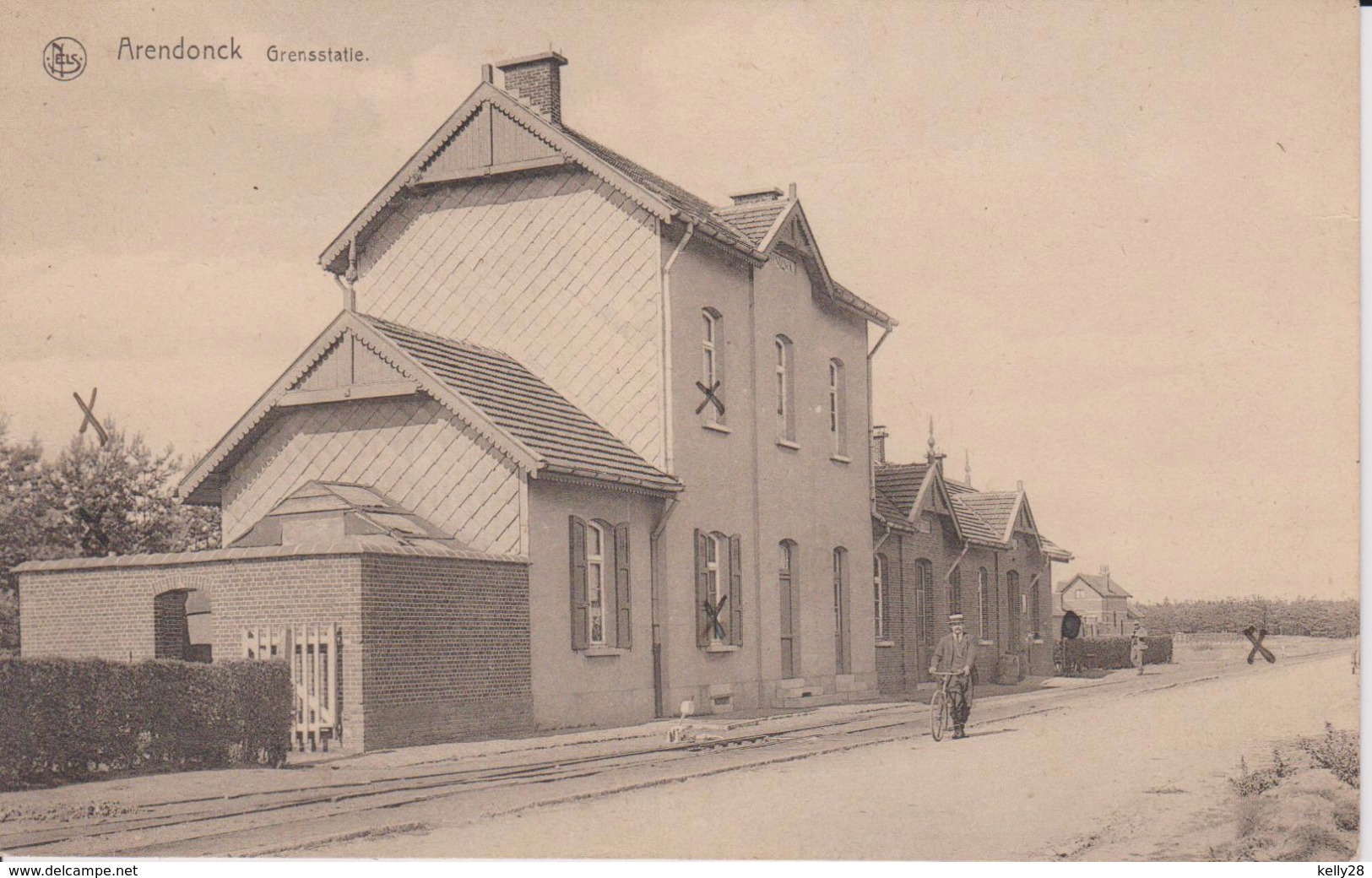 Arendonck. Grensstatie. (Arendonk. Tram. Station. Gare. Statie.) - Arendonk