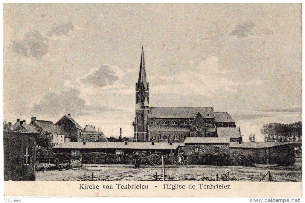 TENBRIELEN - COMINES WARNETON - KIRCHE - EGLISE DE TENBRIELEN - 1914 1918 - Comines-Warneton - Komen-Waasten