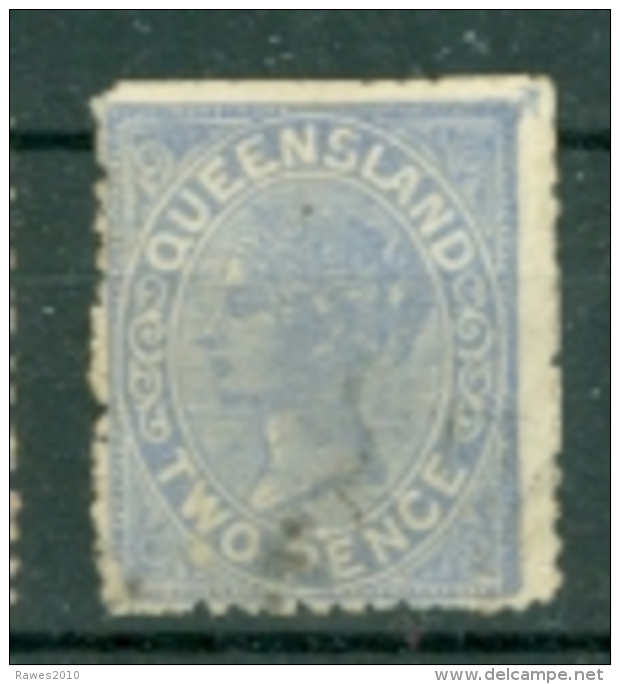 Australien Queensland 2 P. Gest. Königin - Used Stamps