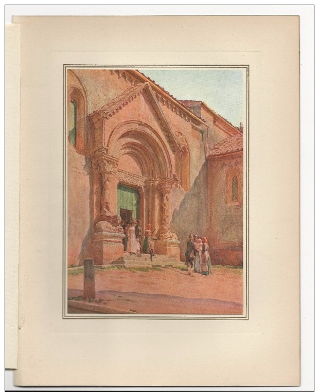 SAN QUIRICO D´ORCIA  Siena - Splendida Tavola A Colori Inglese Del 1913 - Stampe & Incisioni