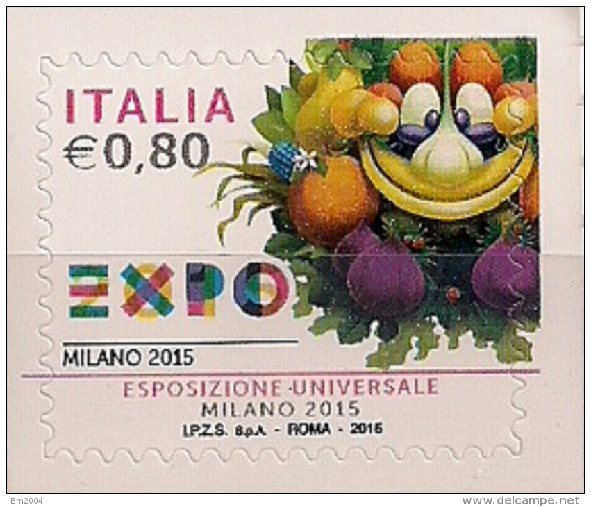 2015 Italein Mi. 3805 **MNH  Weltausstellung EXPO 2015, Mailand - 2011-20:  Nuevos