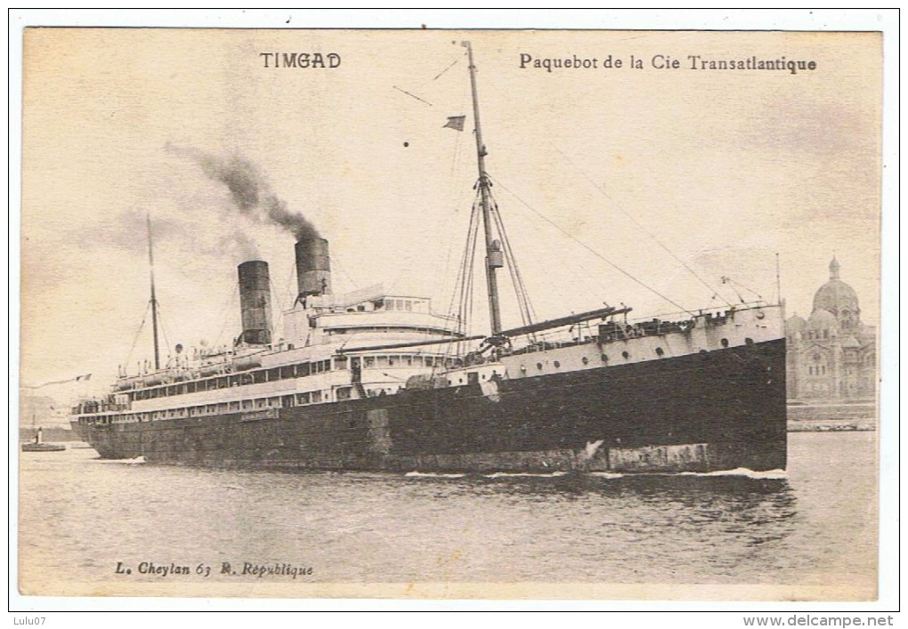 Le Timgad    Compagnie Transatlantique - Steamers