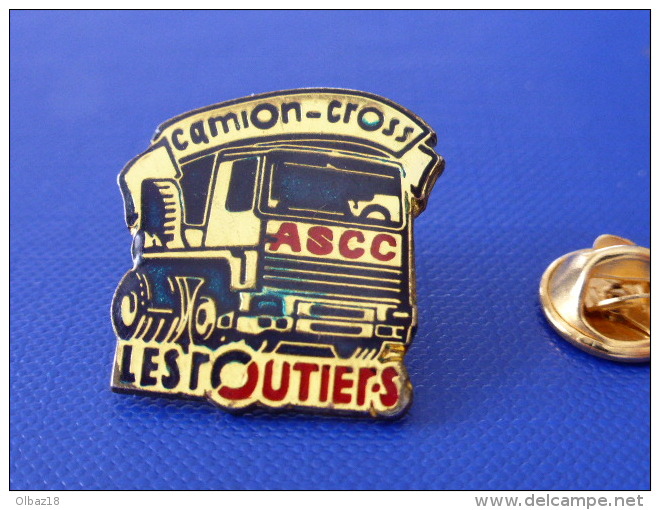 Pin´s Camion Cross - Ascc - Les Routiers - Transport - Course Rallye (JA11) - Automobile - F1