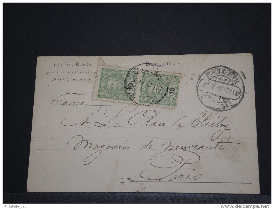 PORTUGAL - Carte Commerciale - Fev 1907 - A Voir - P17724 - Cartas & Documentos