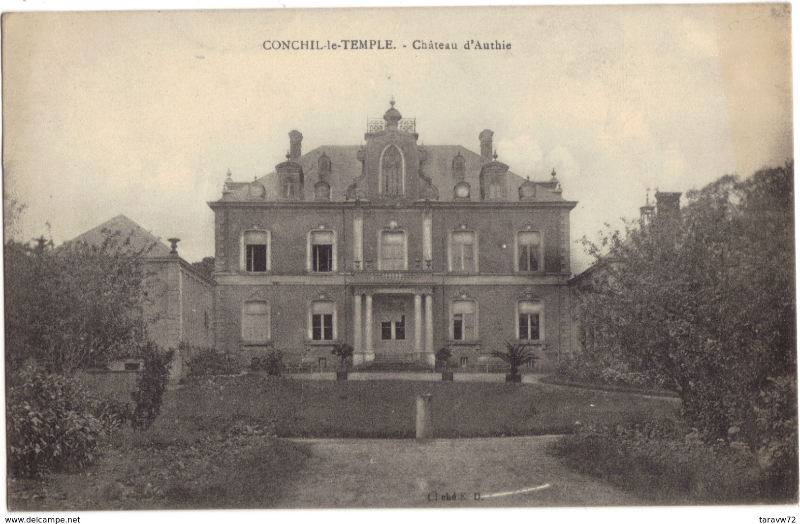 CONCHIL LE TEMPLE / CHATEAU D'AUTHIE - Andere & Zonder Classificatie