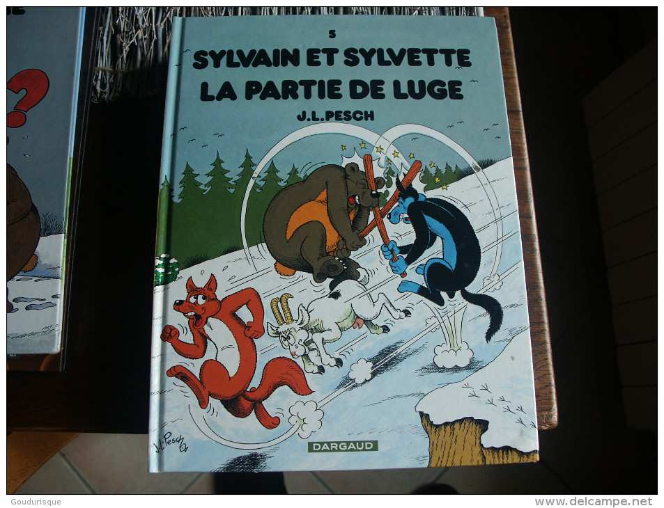 SYLVAIN ET SYLVETTE N°5 LA PARTIE DE LUGE   PESCH   DARGAUD - Sylvain Et Sylvette