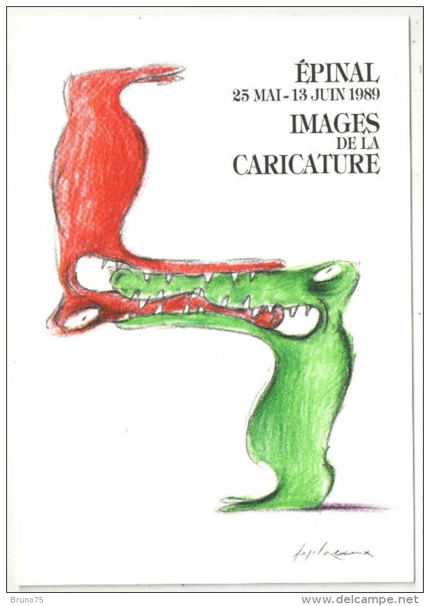 DESCLOZEAUX - Images De La Caricature - Epinal 1989 - Affiche - Desclozeaux