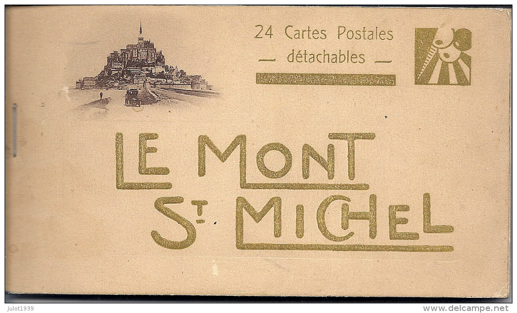 Carnet Complet De 24 Jolies Vues Détachables Du MONT SAINT MICHEL . . - Le Mont Saint Michel