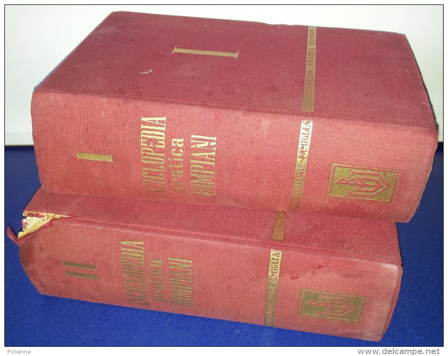M#0P83 2 Vol. ENCICLOPEDIA PRATICA BOMPIANI CULTURA - VITA CIVILE - FAMIGLIA Ed.1951 - Enciclopedias