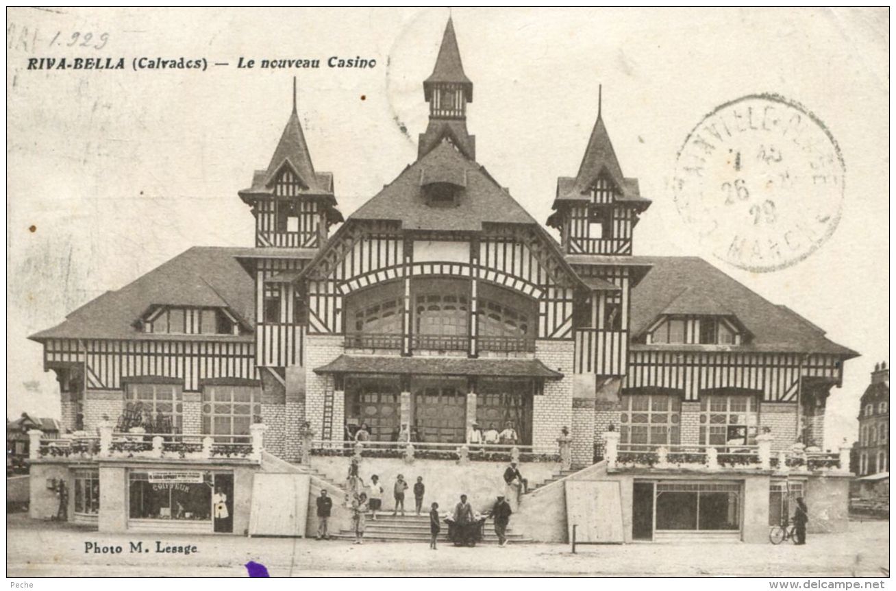 N°276 E -cpa Riva Bella Ouistreham -le Casino- - Casinos