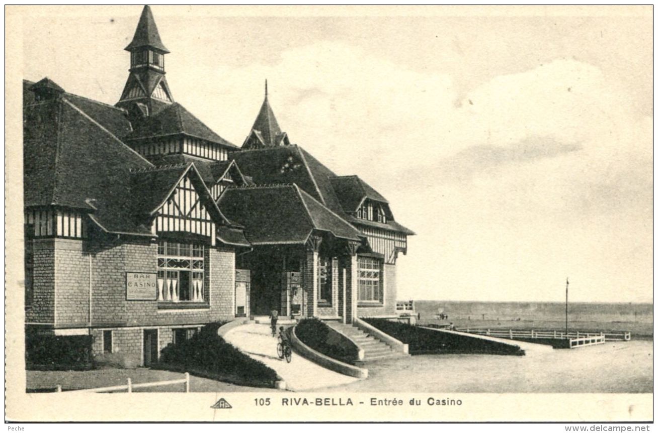 N°279 E -cpa Riva Bella Ouistreham -entre Du Casino- - Casino'