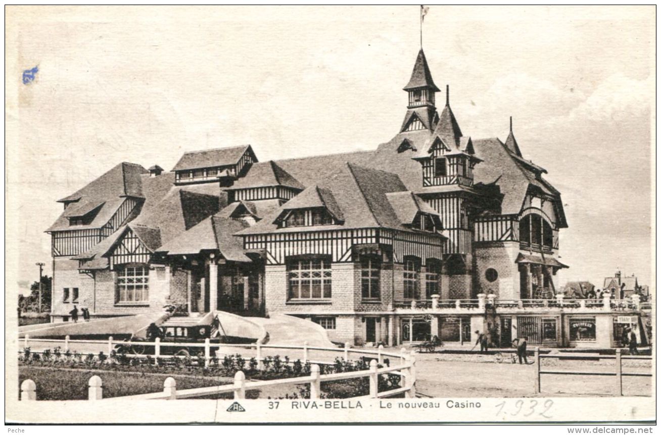 N°280 E -cpa Riva Bella Ouistreham -le Nouveau Casino- - Casino