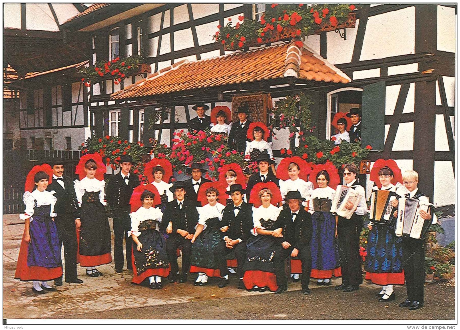 CPM 67 - Geispolsheim - Les Coquelicots - Groupe Folklorique Alsacien - Other & Unclassified