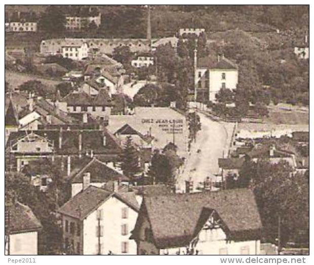 CPA Suisse ( Neuchatel ) SAINT BLAISE MARIN Vue Générale Voie Ferrée Maisons Lac Imprimé " Chez Jean Louis  Biere Muller - Marin