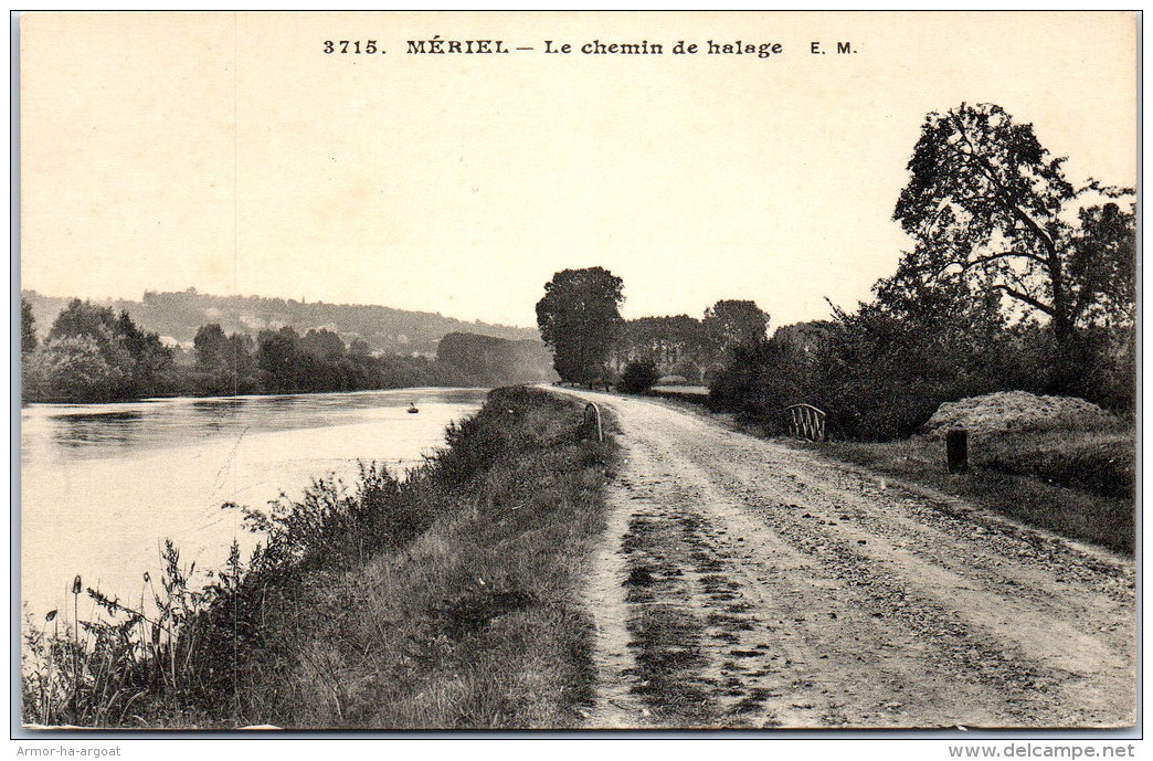 95 MERIEL - Le Chemin De Halage. - Meriel