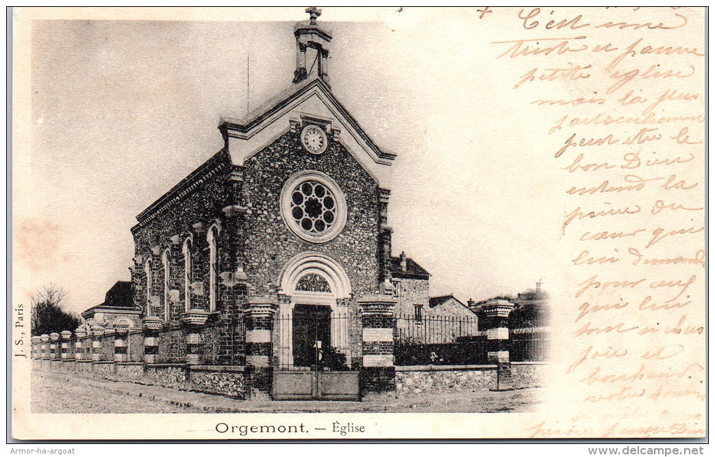 95 ORGEMONT - L'église - Autres & Non Classés