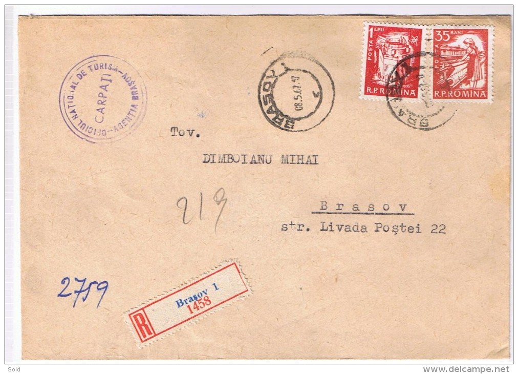 Romania Brasov Recomandata 1967 R Brasov1 - Briefe U. Dokumente