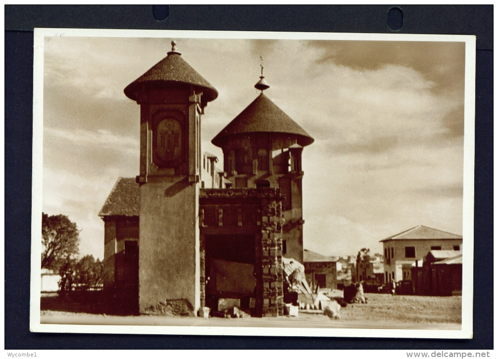 ERITREA  -  Asmara  Vecchia Chiesa Copta  Unused Vintage Postcard - Eritrea
